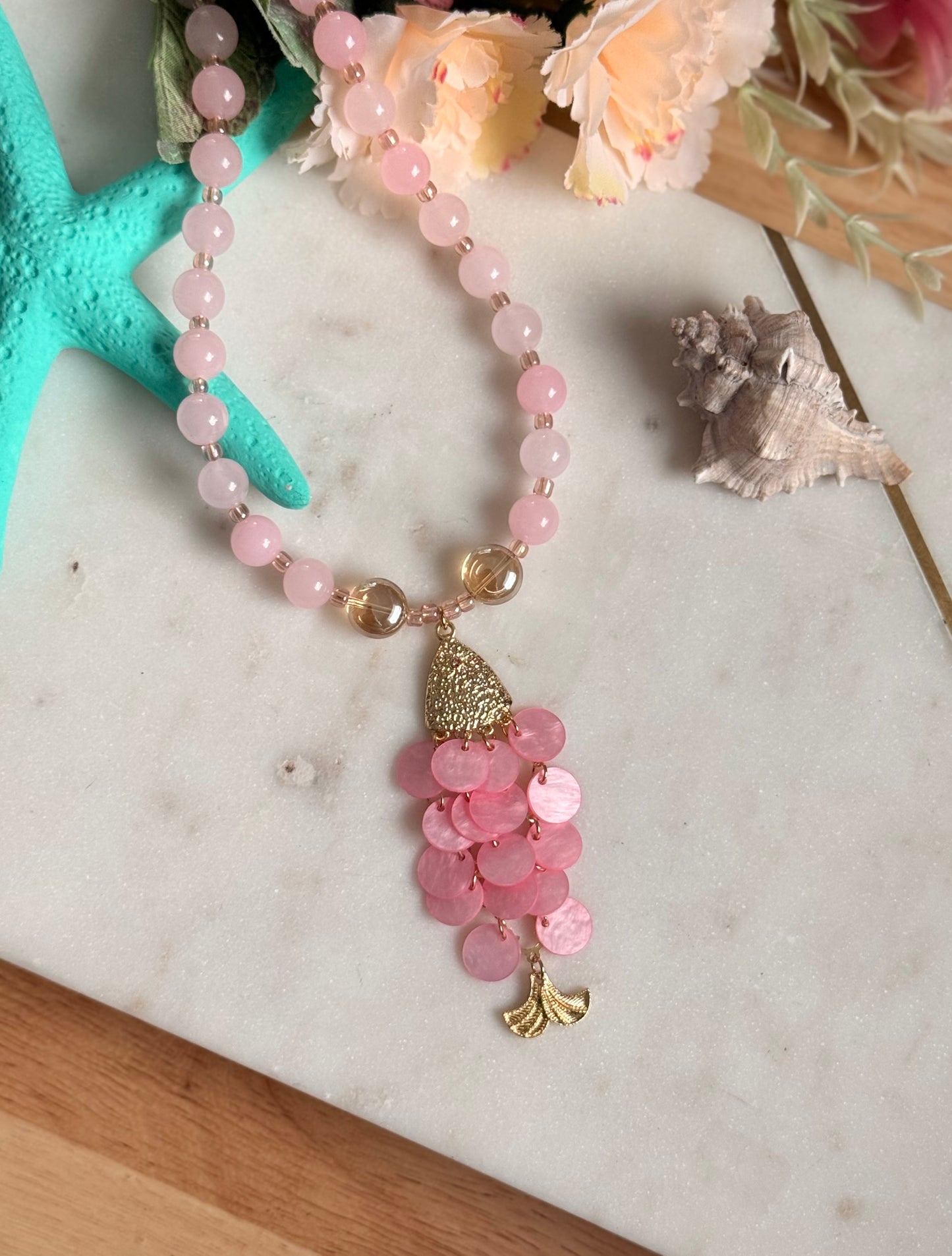 Collar pez en nácar