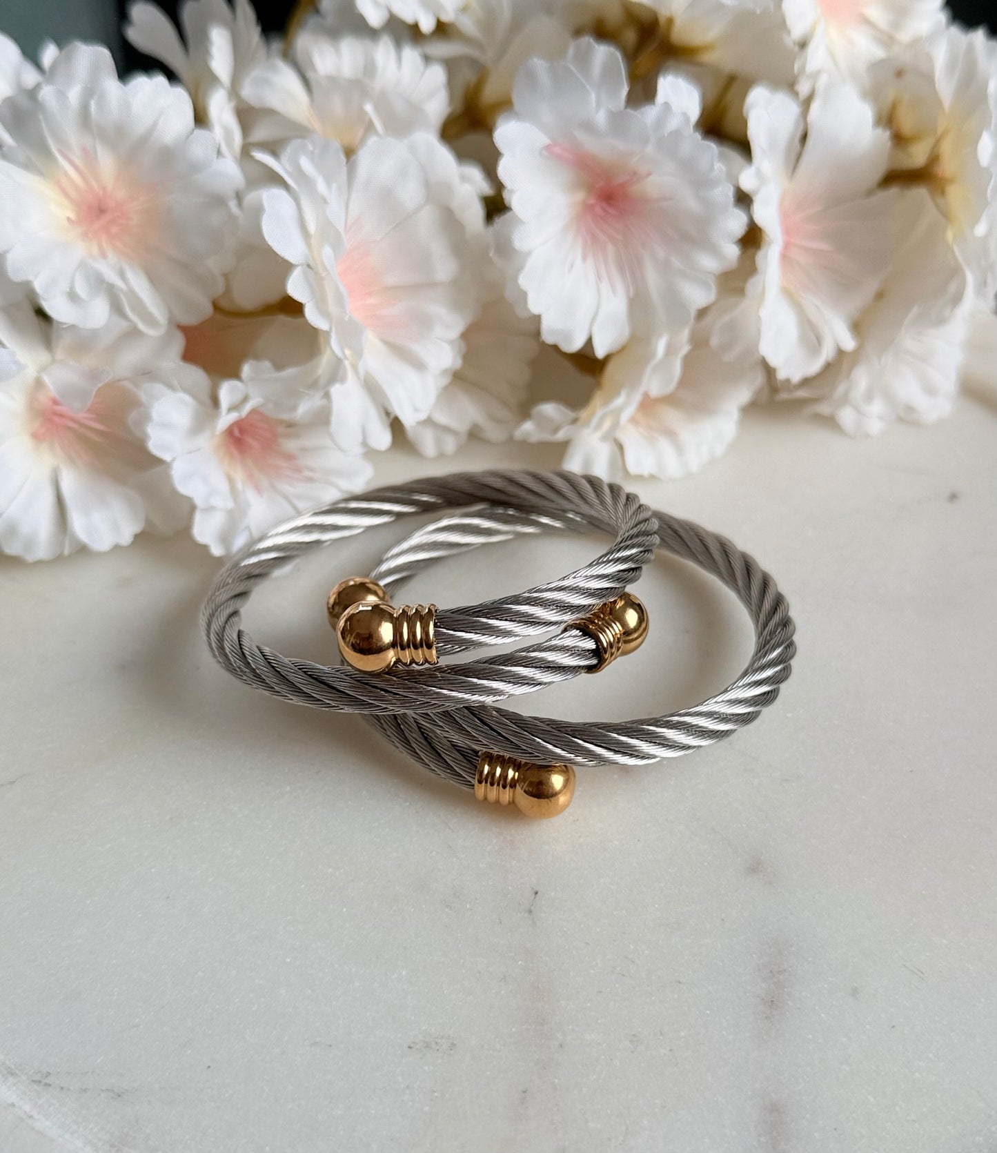Bangle trenzado
