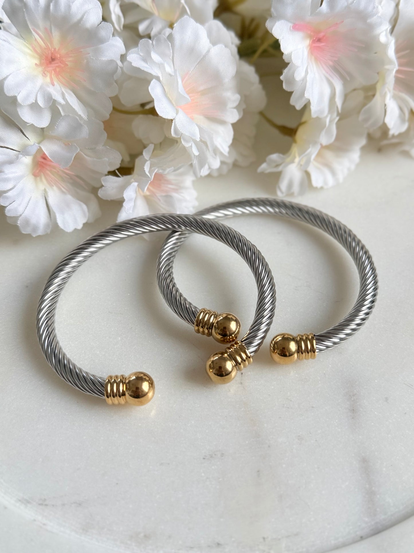 Pulsera cuff trenzado