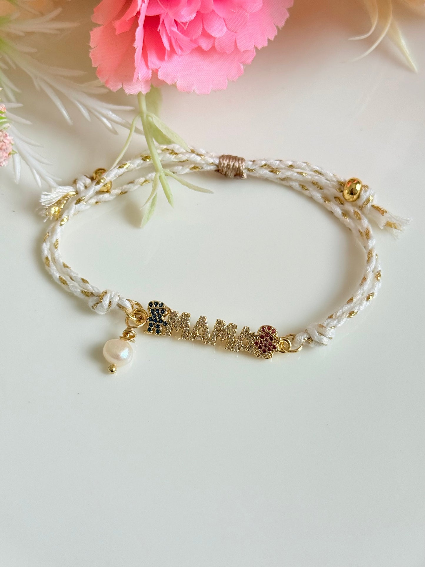 Pulsera en hilo conector niña y niño