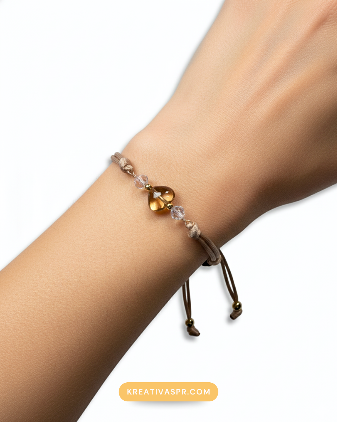 Pulsera corazón de otoño