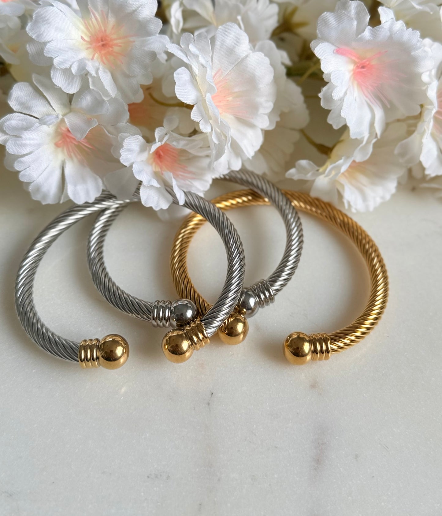 Pulsera cuff trenzado