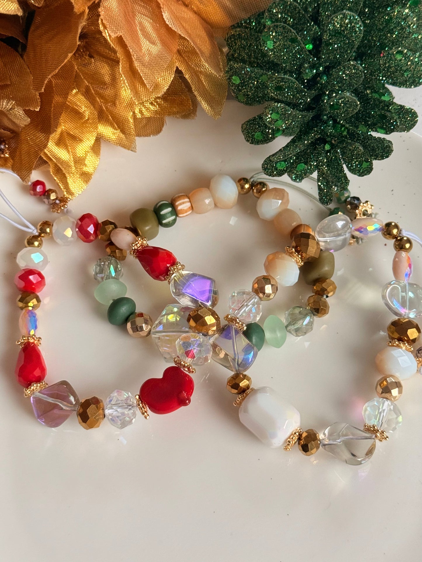 Pulseras Encanto Navideño