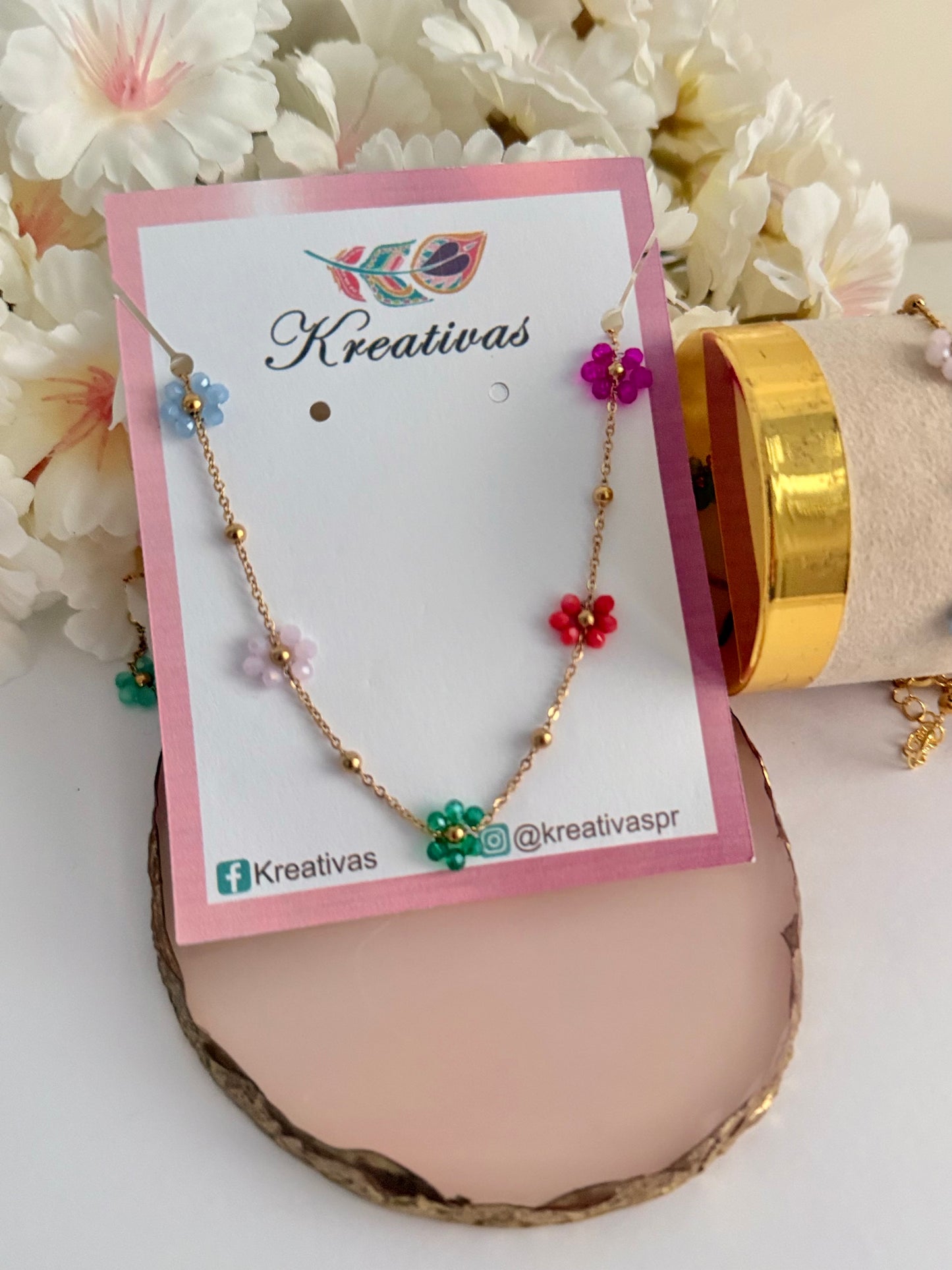 Cadena florecitas