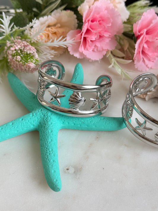 Pulsera Marina Cuff Plata