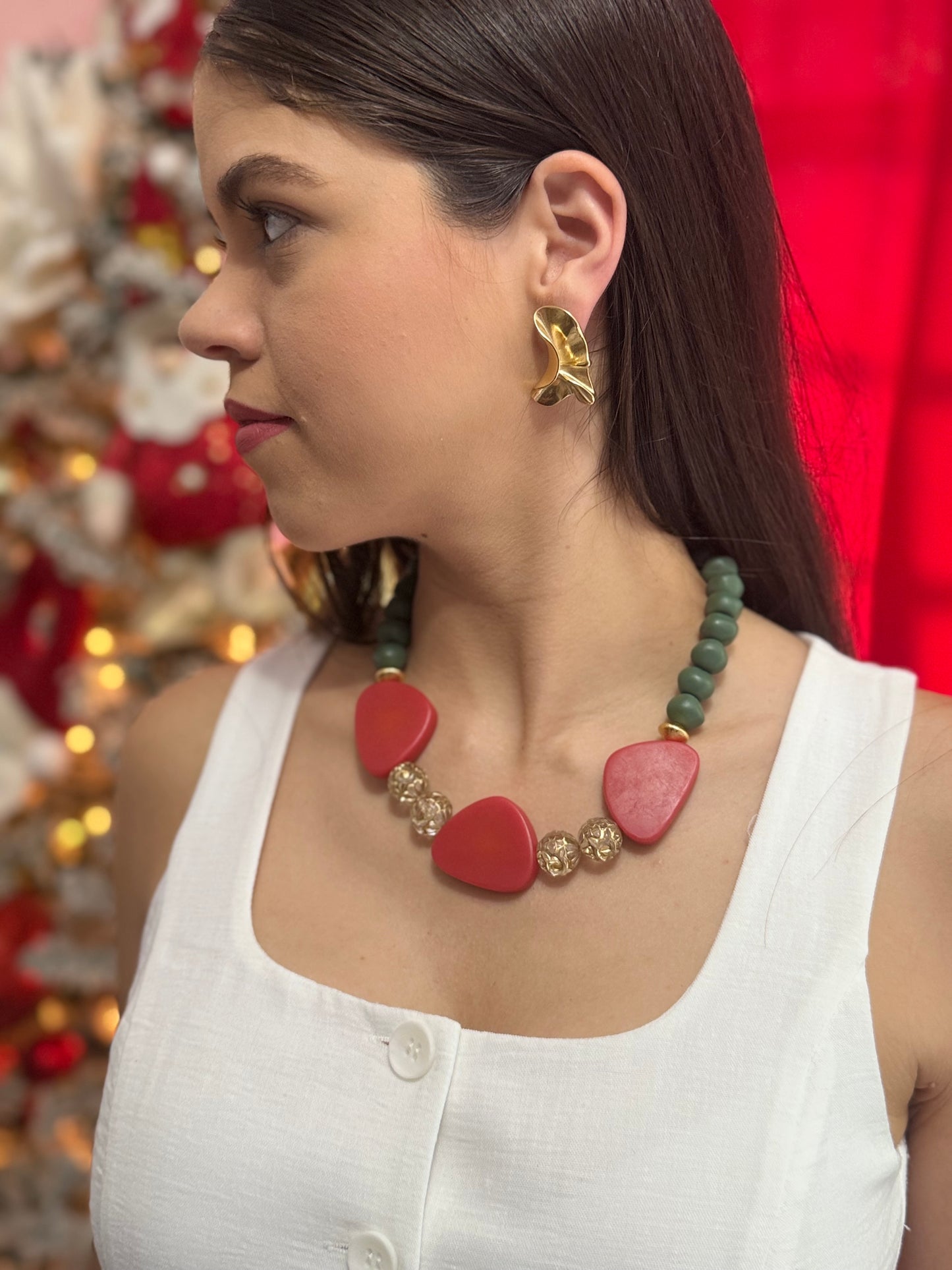 Collar Magia Navideña (verde)