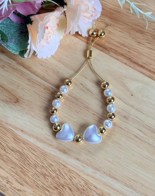 Pulsera Lazos Perlados