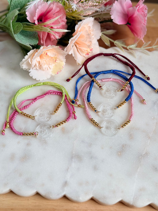 Pulsera Autism Teacher
