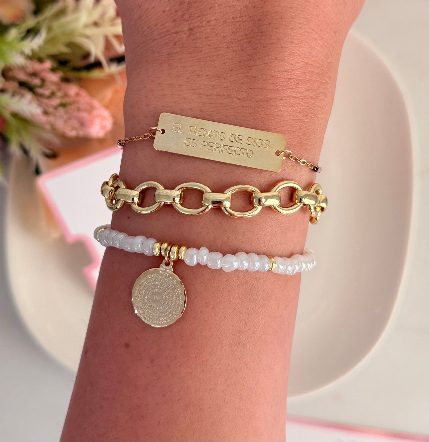 Pulsera El tiempo de Dios es perfecto
