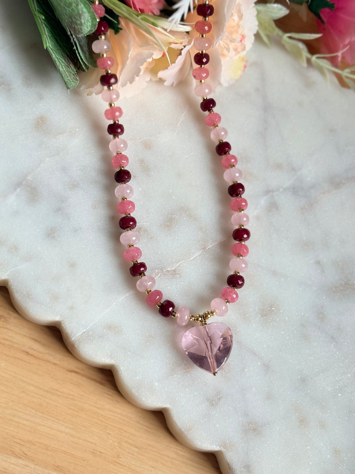 Collar Corazón de Otoño