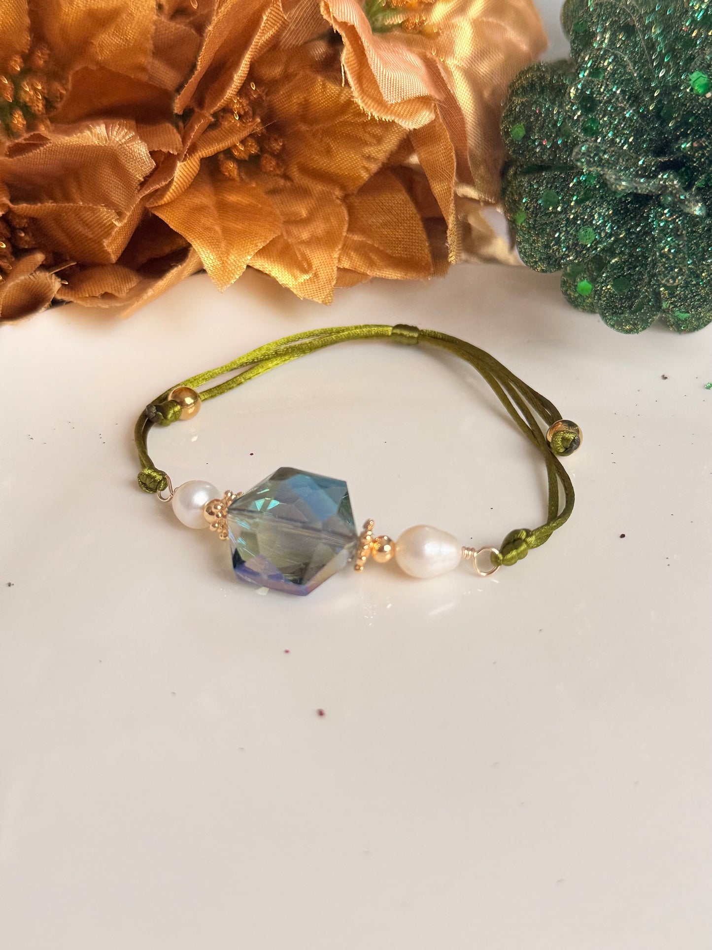 Pulsera Brillo Navideño