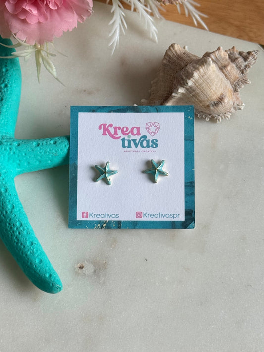 Mini studs conchita y estrella de mar
