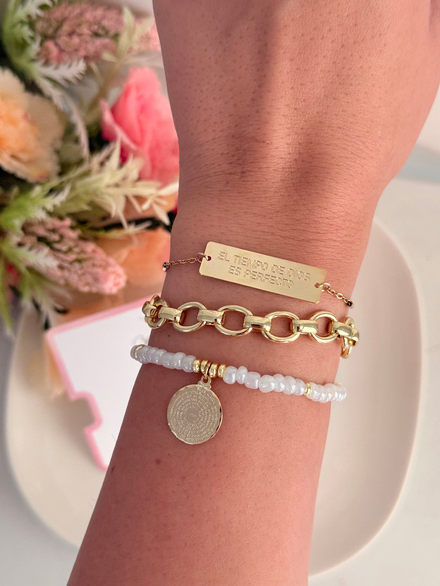 Pulsera El tiempo de Dios es perfecto