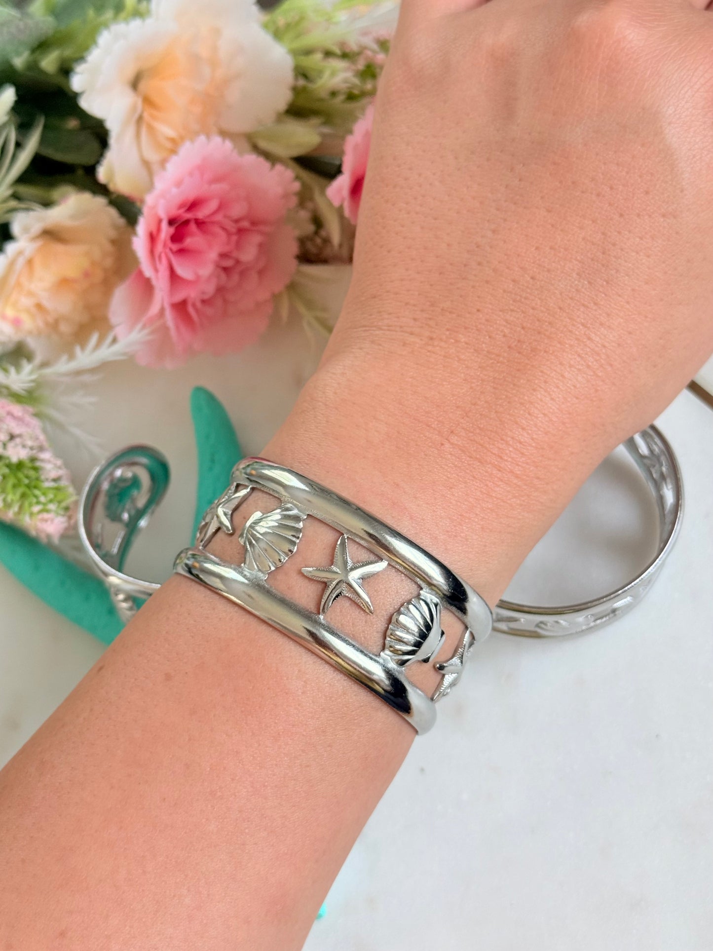 Pulsera Marina Cuff Plata
